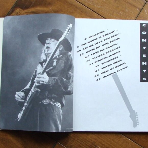 Stevie Ray Vaughan In Step Guitar Tab Songbook Sheet Music Book With Poster - Picture 3 of 7